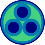 Company logo roundel element